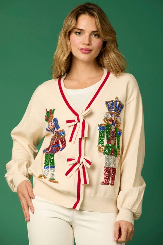 Festive Nut Cardigan