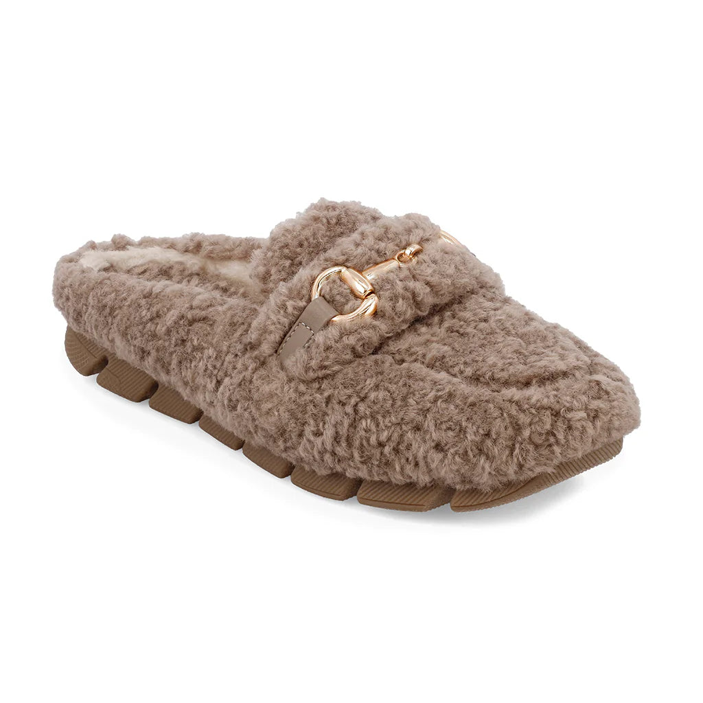 Cocoa Sherpa Slip On Mule