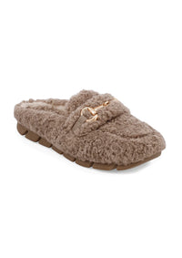 Cocoa Sherpa Slip On Mule