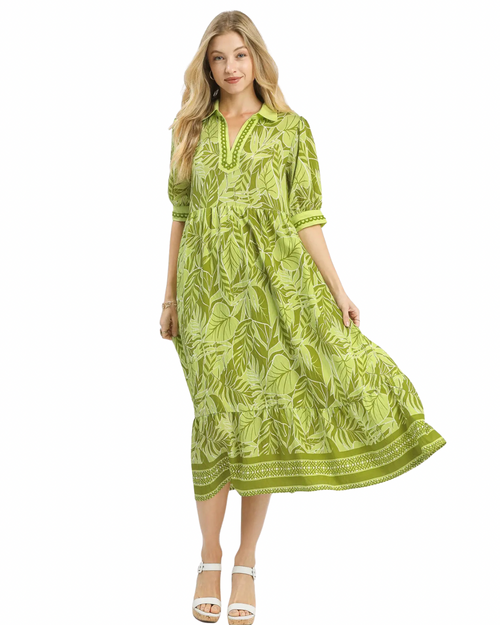 Lime Blossoms Dress