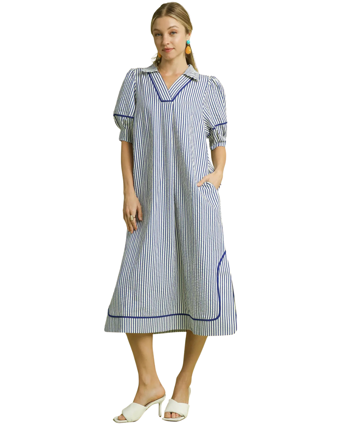 Sailor Girl Striped Dress
