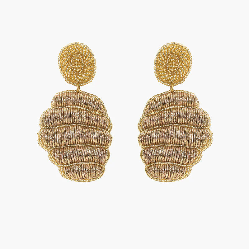 A Golden Summer Statement Earrings