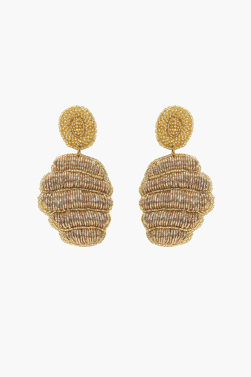 A Golden Summer Statement Earrings