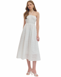 Met Your Match Dress in White