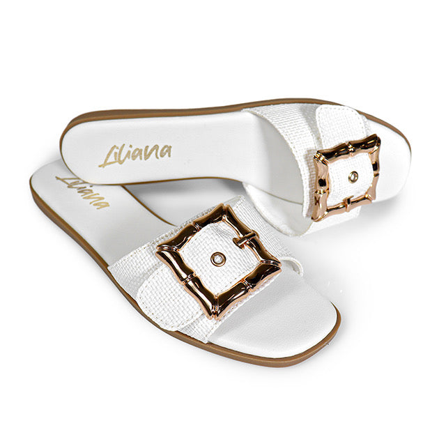 Palm Beach Buckle Sandal (2 Colors)