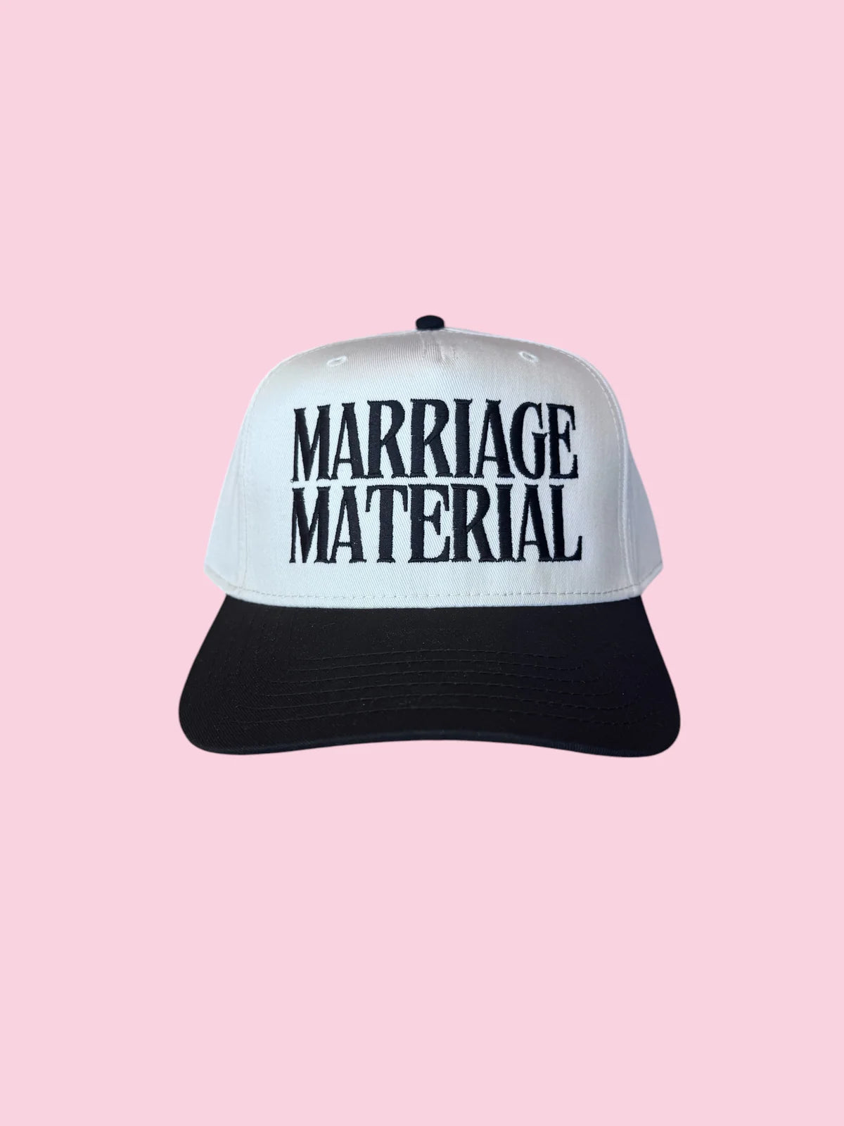 Marriage Material Canvas Trucker Hat