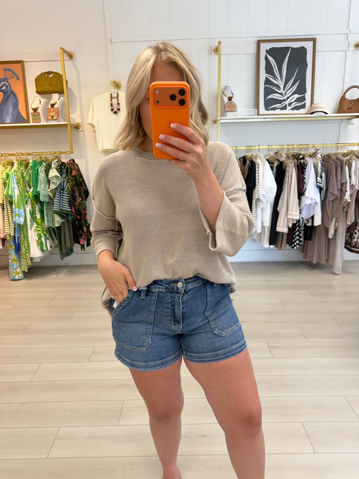 High Rise Pocket Shorts by Vervet