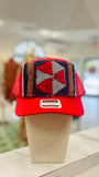 ORIJINAL Trucker Hat in Red - Purple/Red/Blue Patch