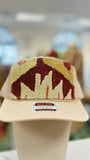 ORIJINAL Trucker Hat in Tan - Mint/Maroon Patch