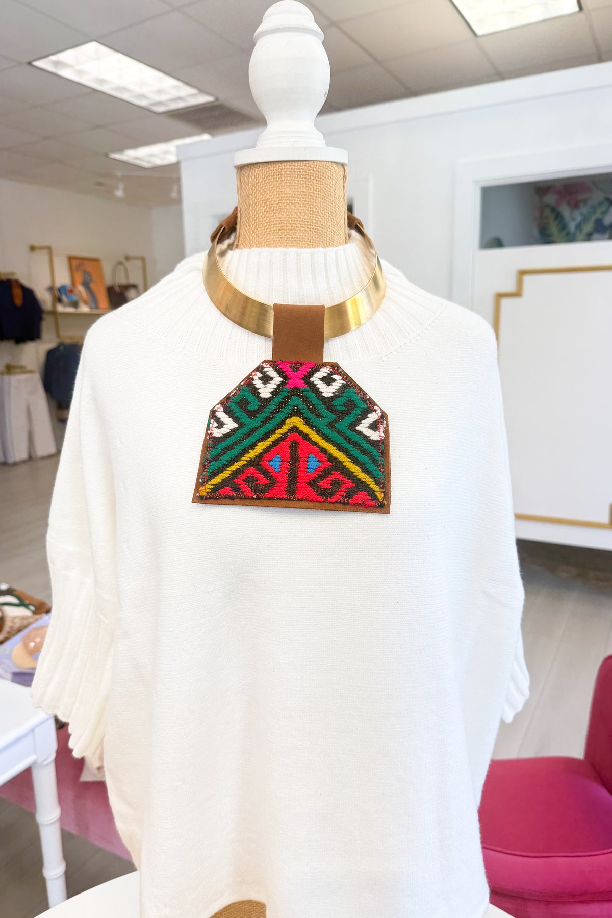 ORIJINAL Brass Pendant Necklace - 8
