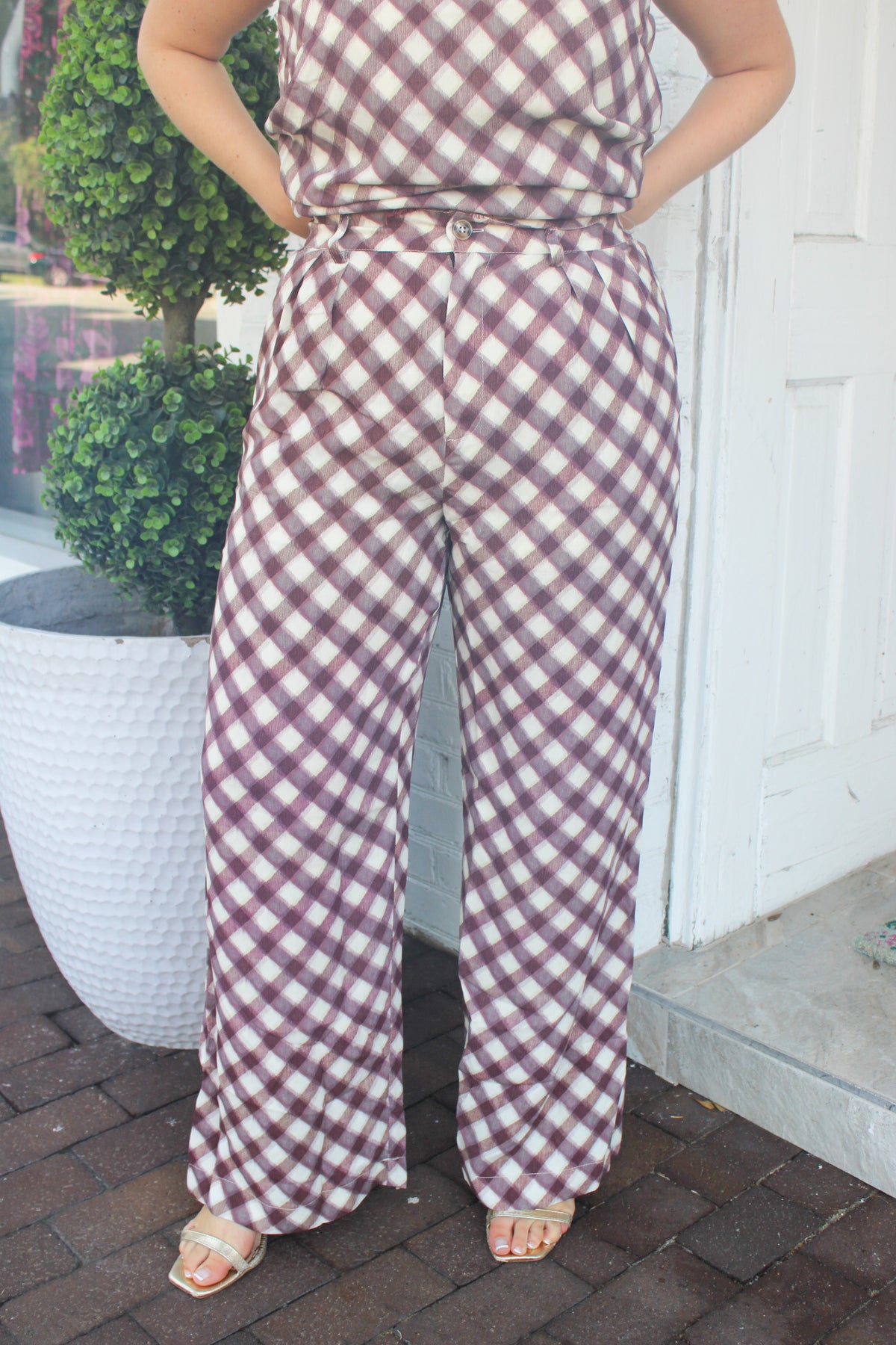 Winery Weekend Merlot Printed Pants