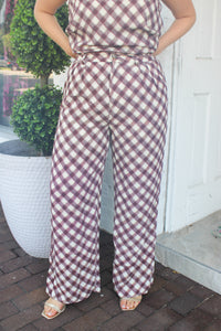 Winery Weekend Merlot Printed Pants