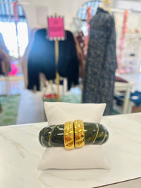 Textured Marble Bangle Bracelet (3 Colors)