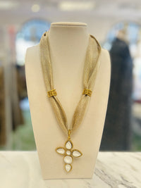 Amalfi Coast Cross Necklace (2 Colors)