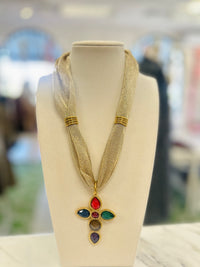 Amalfi Coast Cross Necklace (2 Colors)