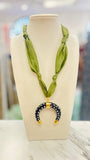 Polka Dot Horseshoe Necklace (2 Colors)