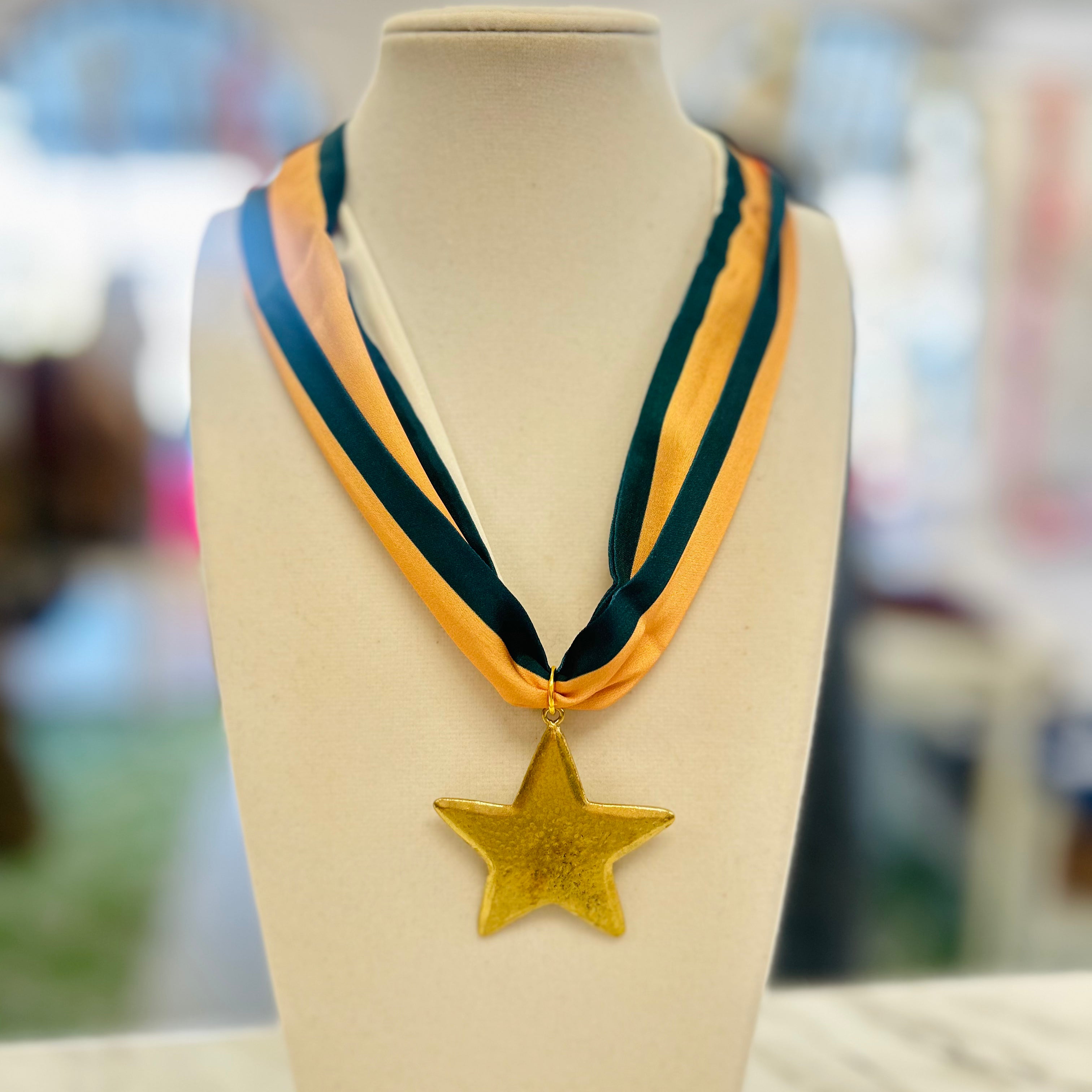 Piano Man Scarf Necklace