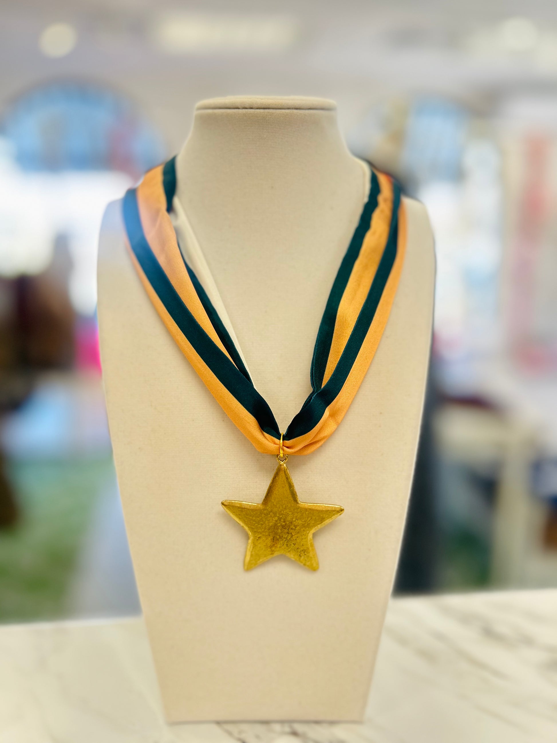 Piano Man Scarf Necklace