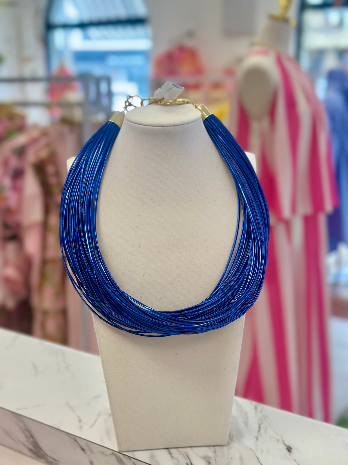 Midnight Rain Slub Necklace