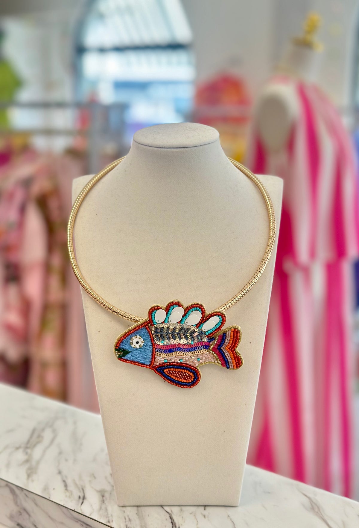 Rainbow Fish Necklace
