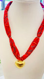 Cherry Pop Scarf Necklace