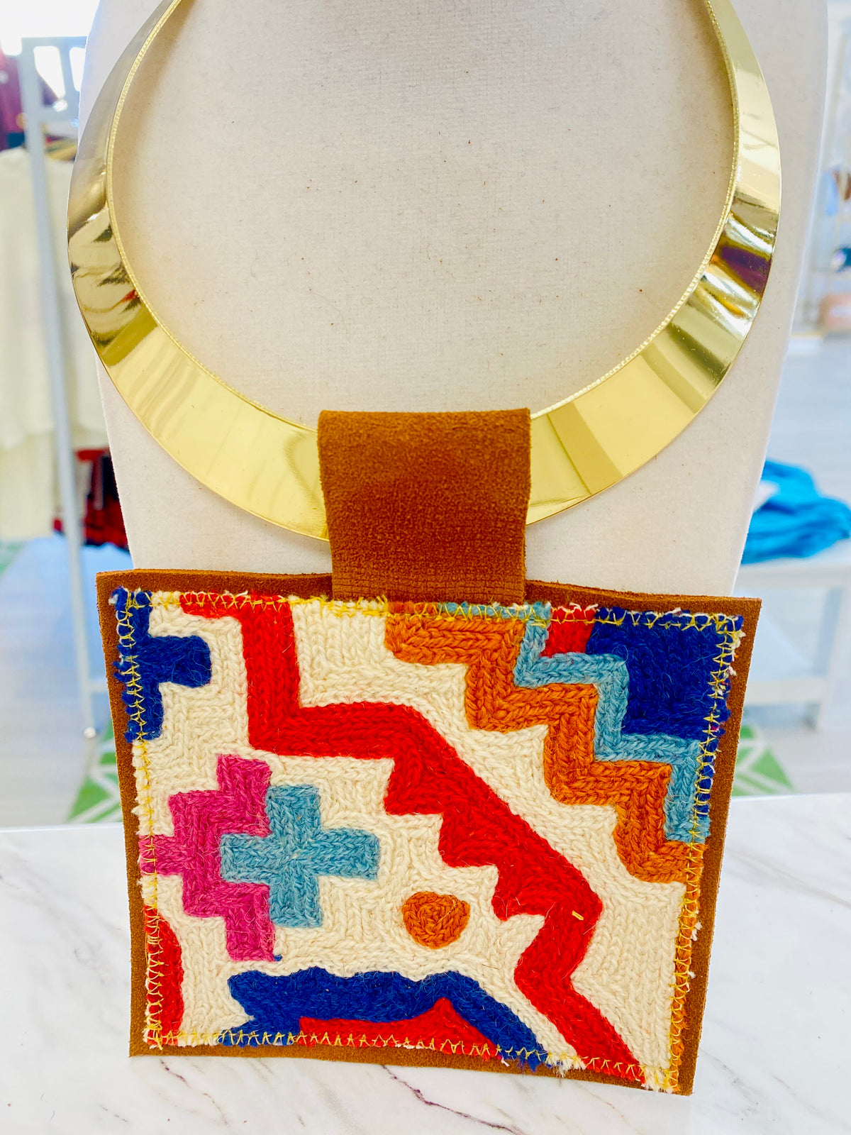 ORIJINAL Shiny Pendant Necklace- Geometric Shapes