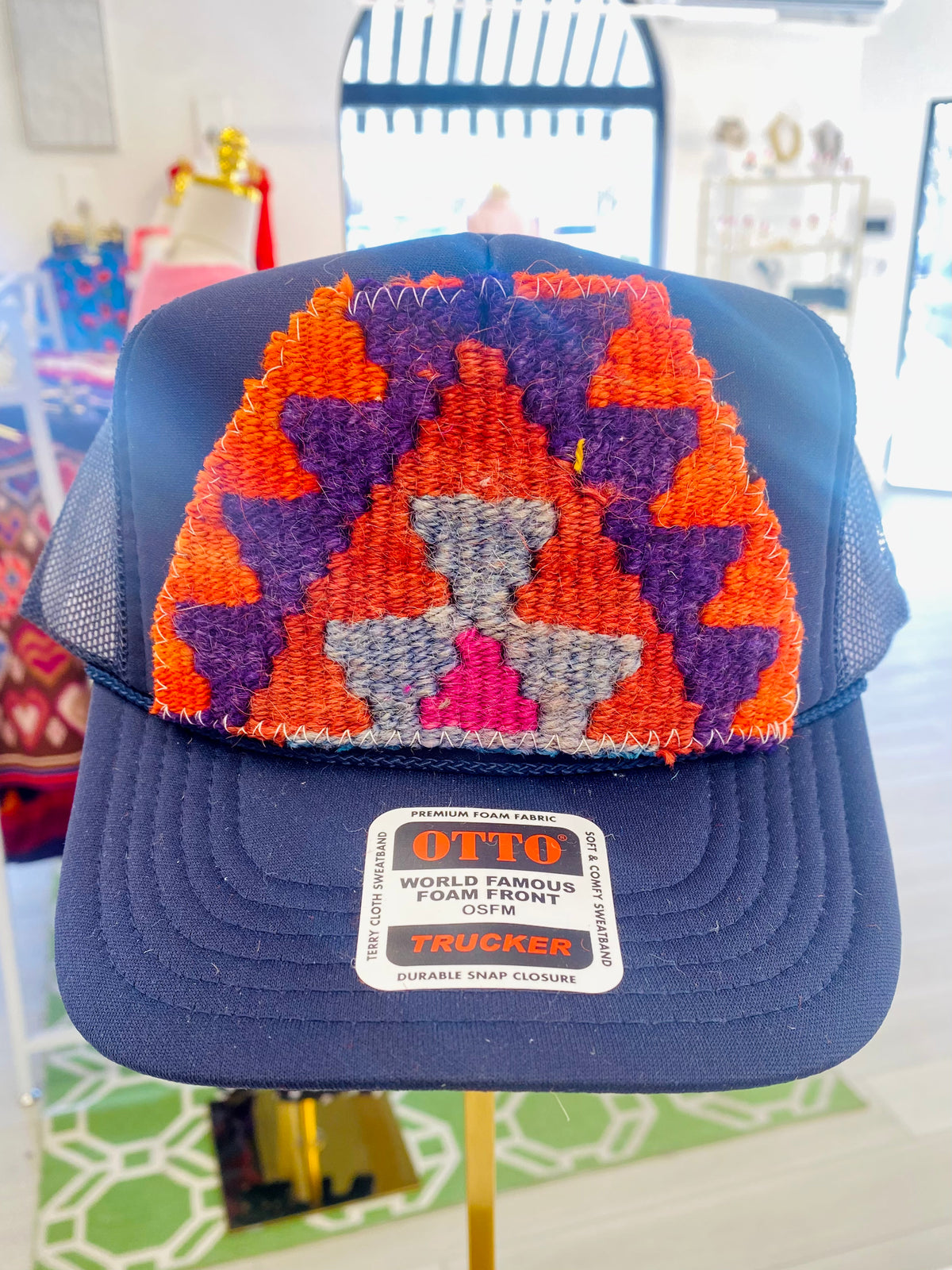 ORIJINAL Trucker Hat in Navy - Orange, Purple, Pink, Gray