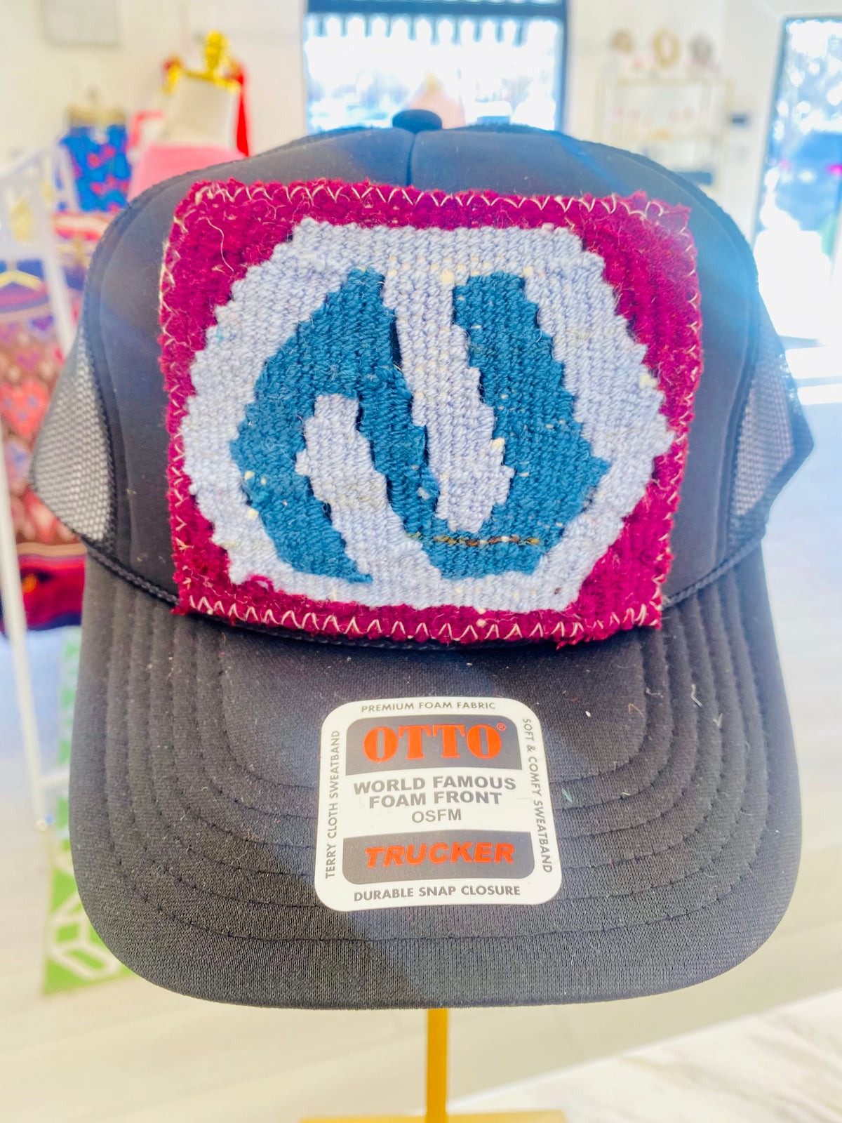 ORIJINAL Trucker Hat in Black - Maroon, Light Blue, Blue