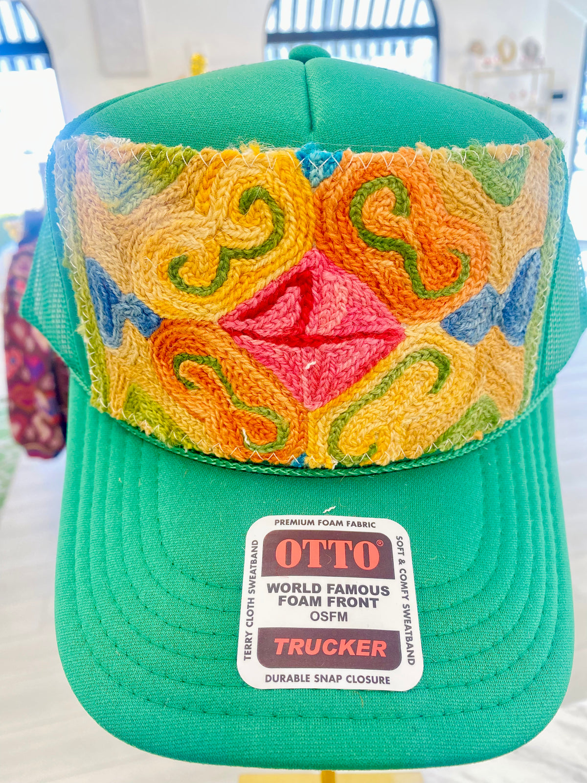 ORIJINAL Trucker Hat in Green - Multi Spring Colors