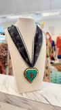 Key To My Heart Scarf Necklace