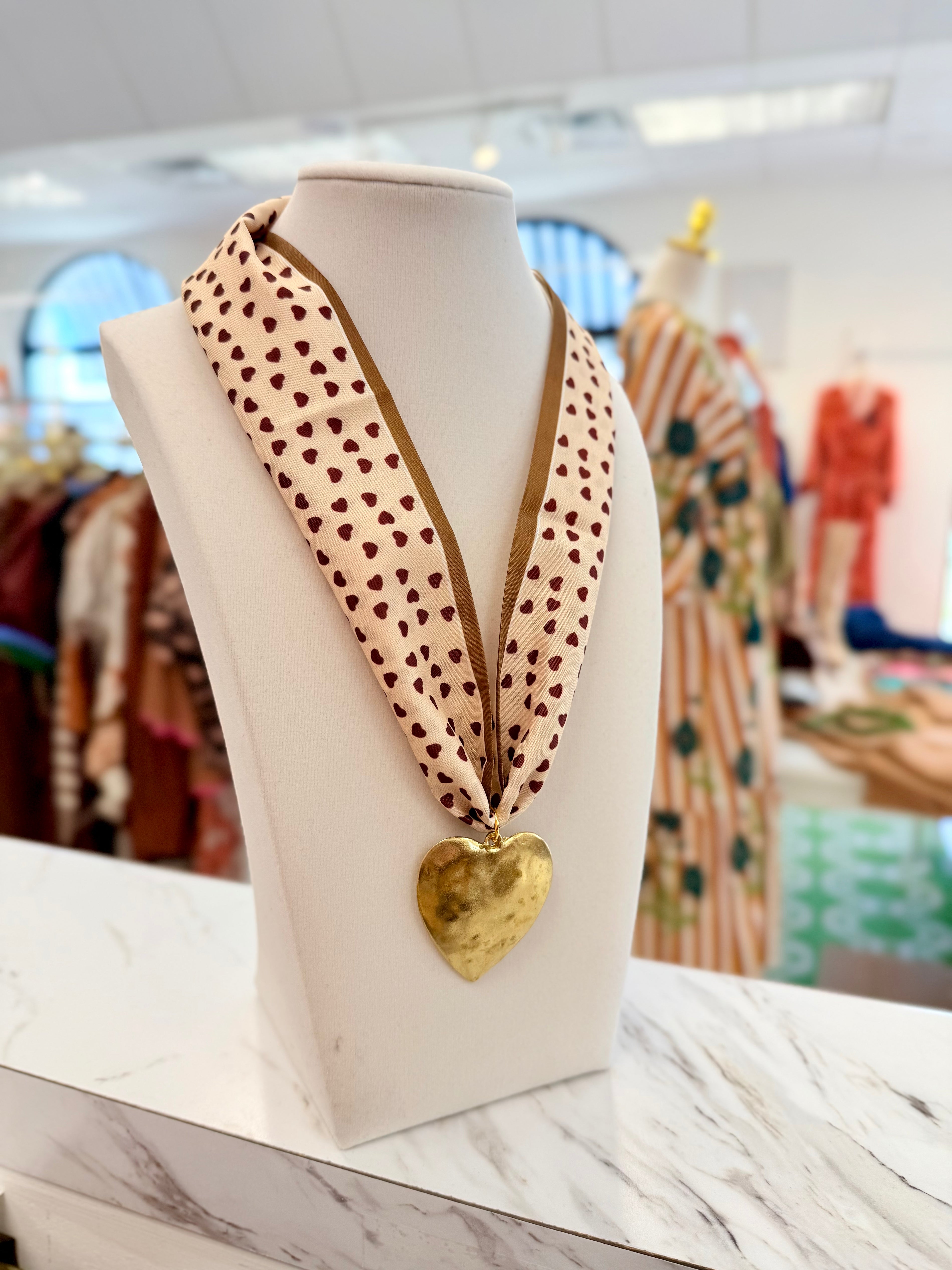Falling For Fall Scarf Necklace