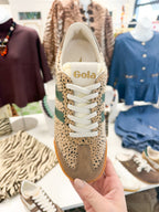 Gola Women's Elan Savanna Trainer Tan
Cheetah/Tobacco/Evergreen