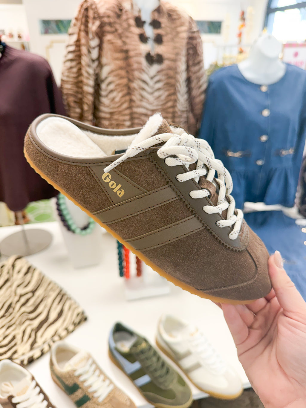Gola Women's Cleora Summit Mule Trainer Otter