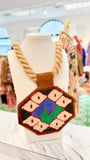 ORIJINAL Rope Pendant Necklace - Red/Green/Blue Patch