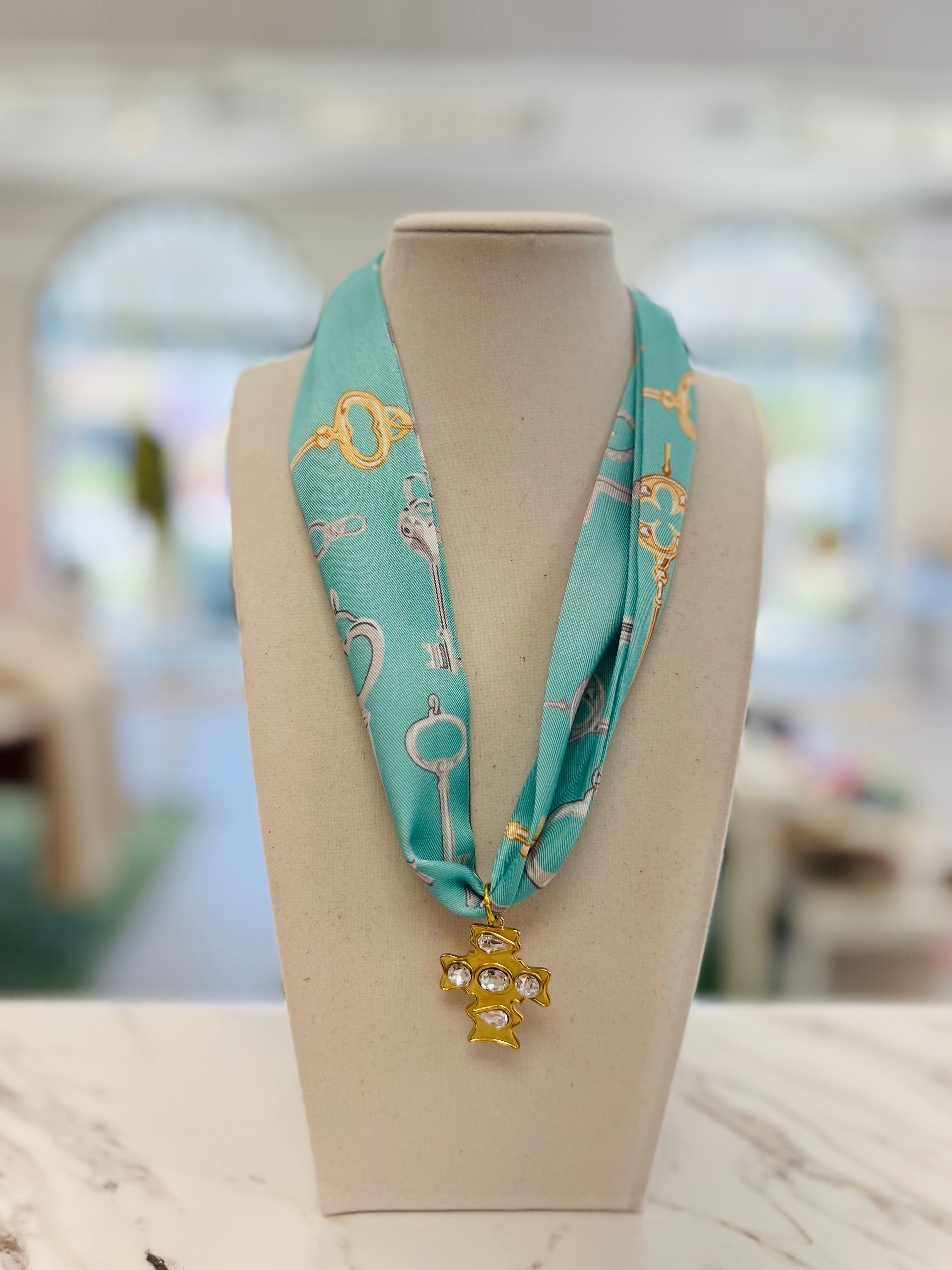 Katherine Key Scarf Necklace