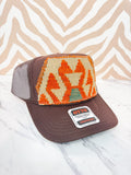 ORIJINAL Kilim Trucker Hat in Brown - 5