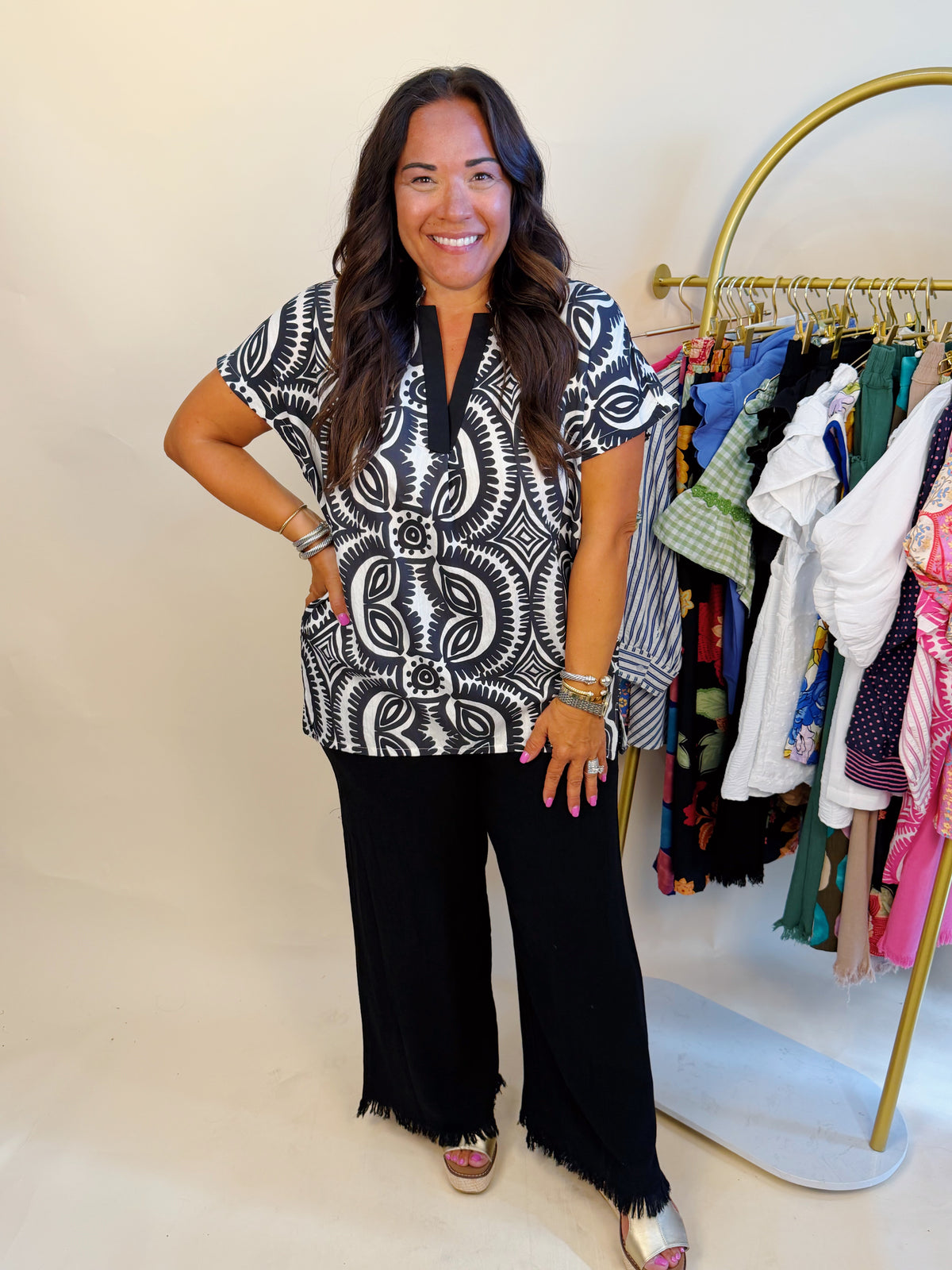 Sweet Sara Top in Black