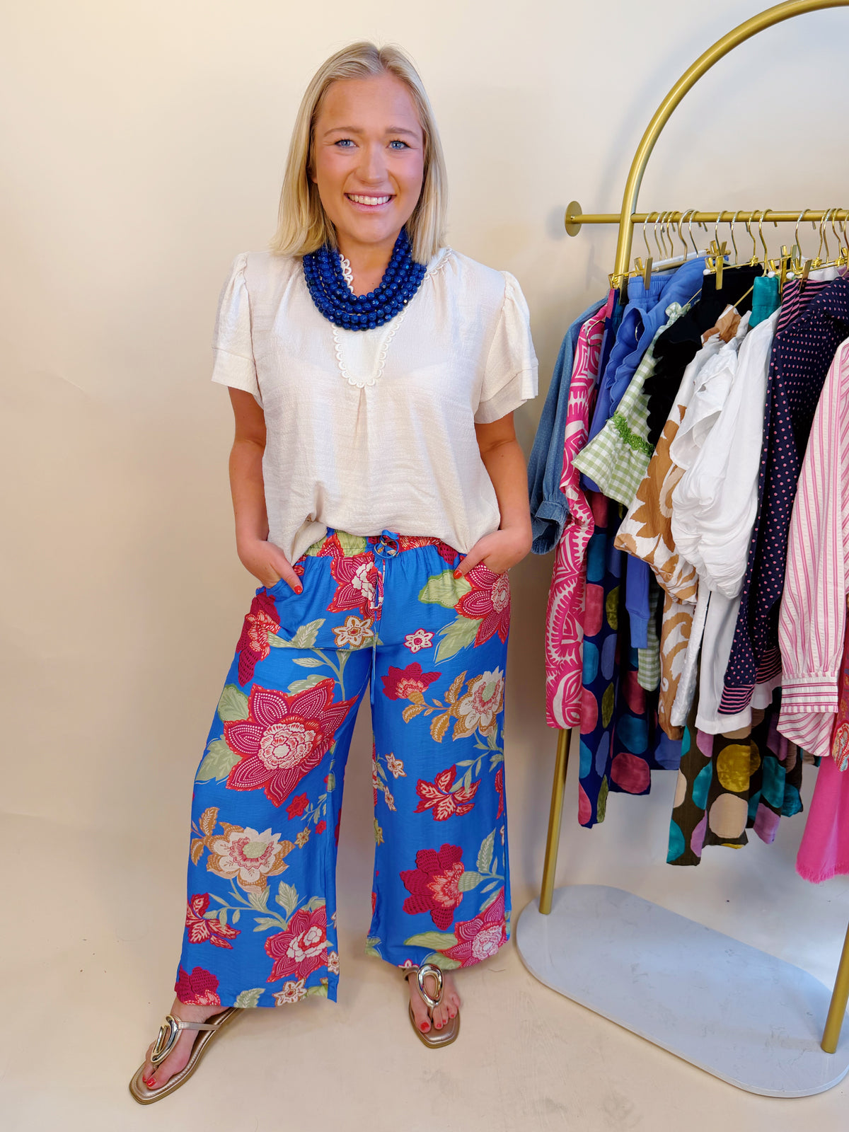 Kelly Top in Ecru