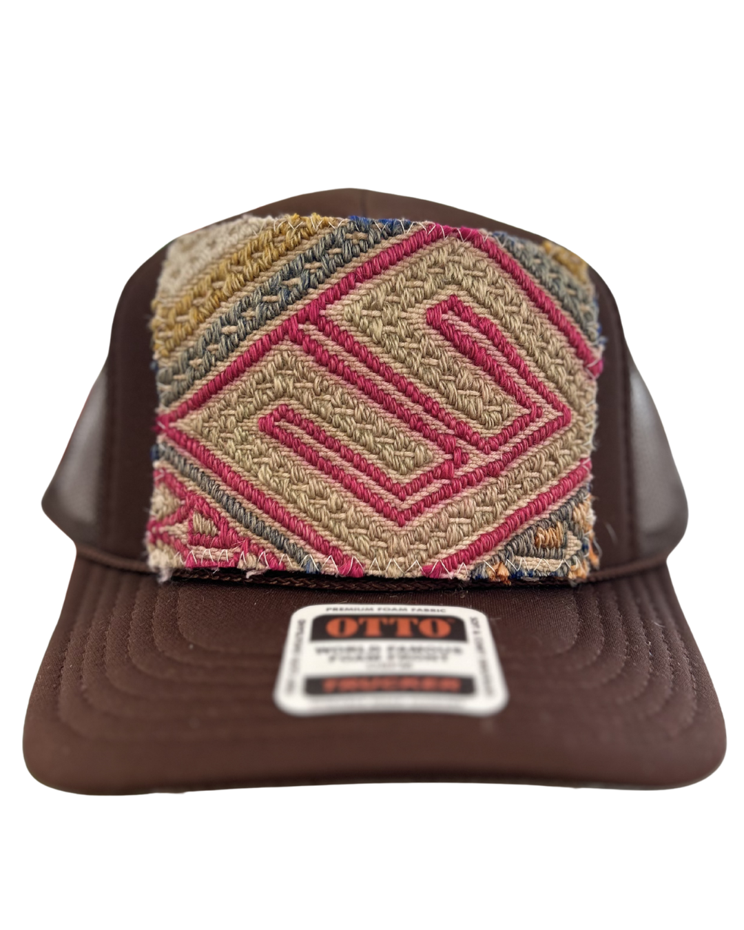 ORIJINAL Trucker Hat in Brown - Tan, Pink, Gold