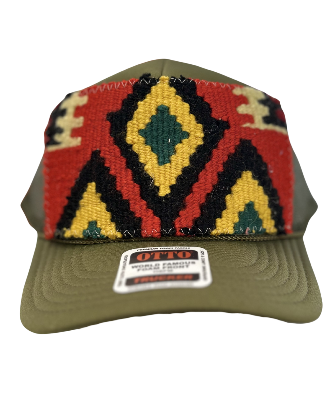 ORIJINAL Trucker Hat in Green  Red, Yellow, Brown, Green