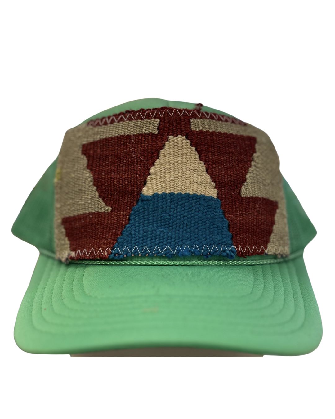 ORIJINAL Trucker Hat in Mint - Tan, Red, Blue