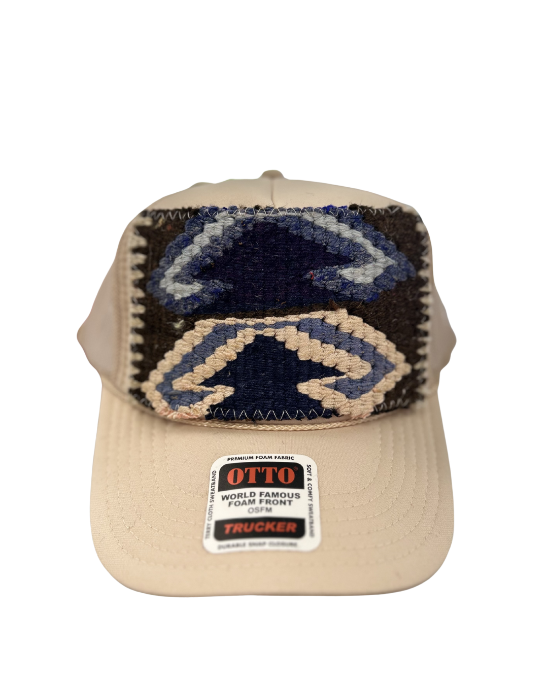 ORIJINAL Trucker Hat in Tan - Navy, Blue, Tan