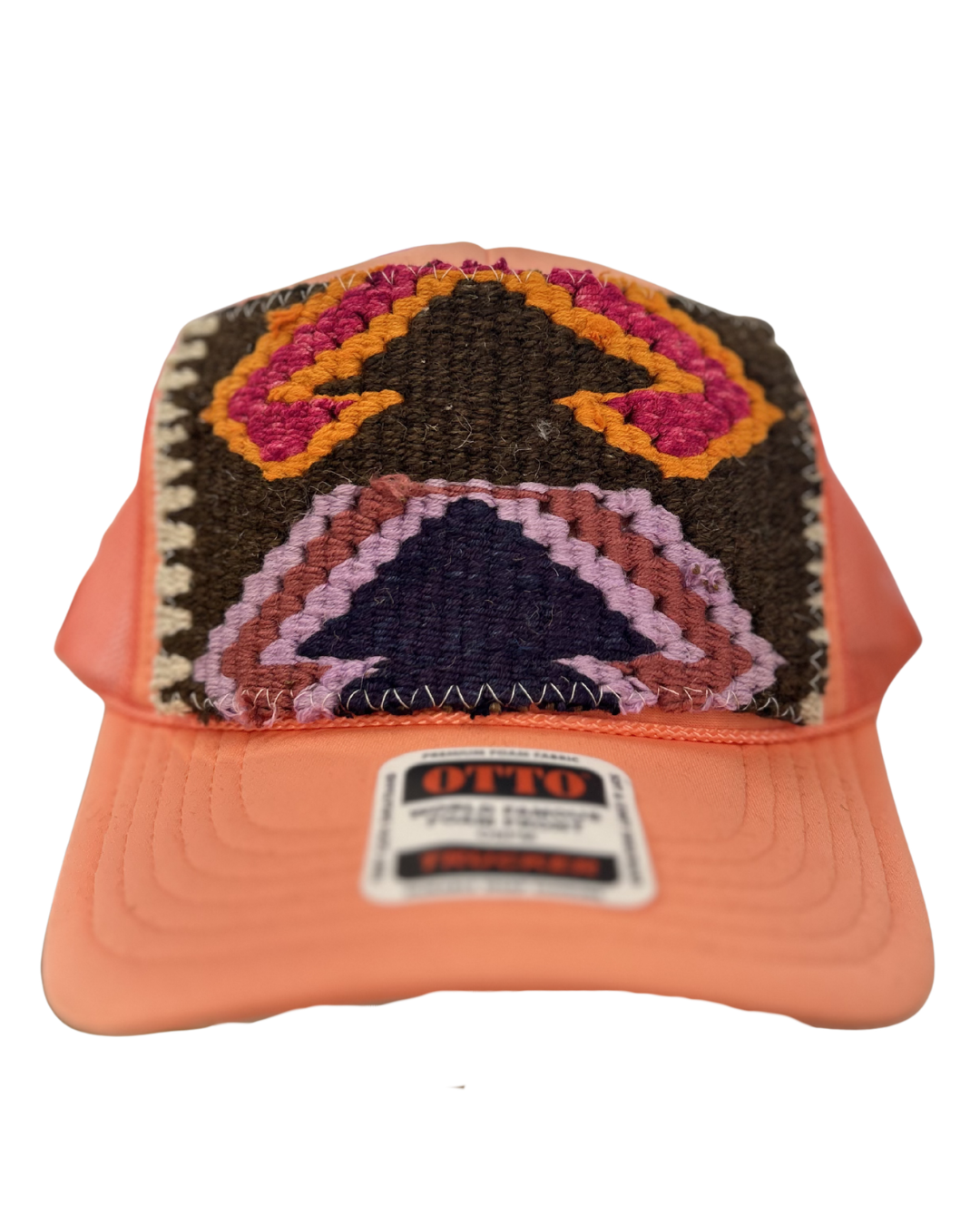 ORIJINAL Trucker Hat in Coral - Tan, Brown, Pink, Purple