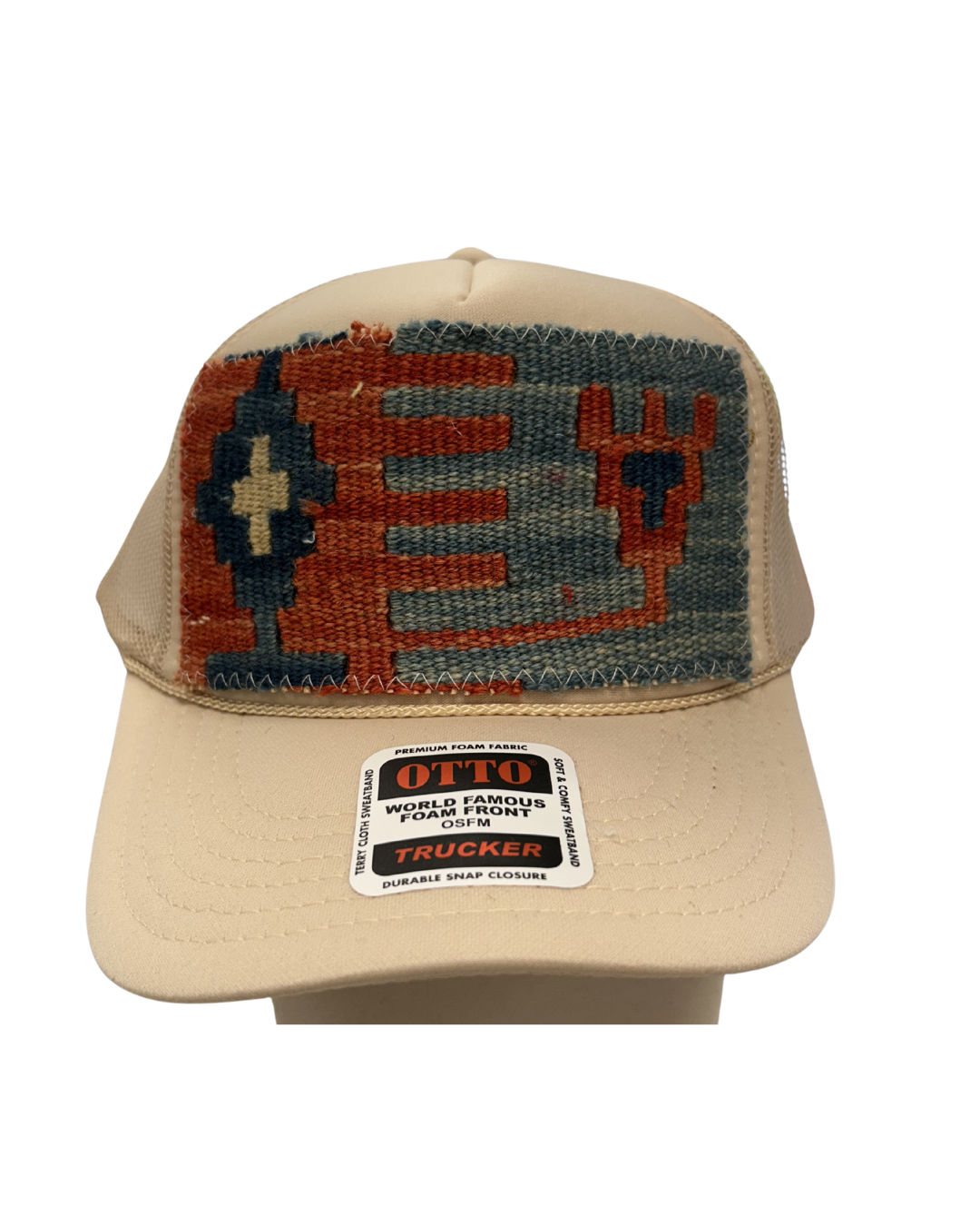 ORIJINAL Trucker Hat in Tan - Teal, Blue, Rust
