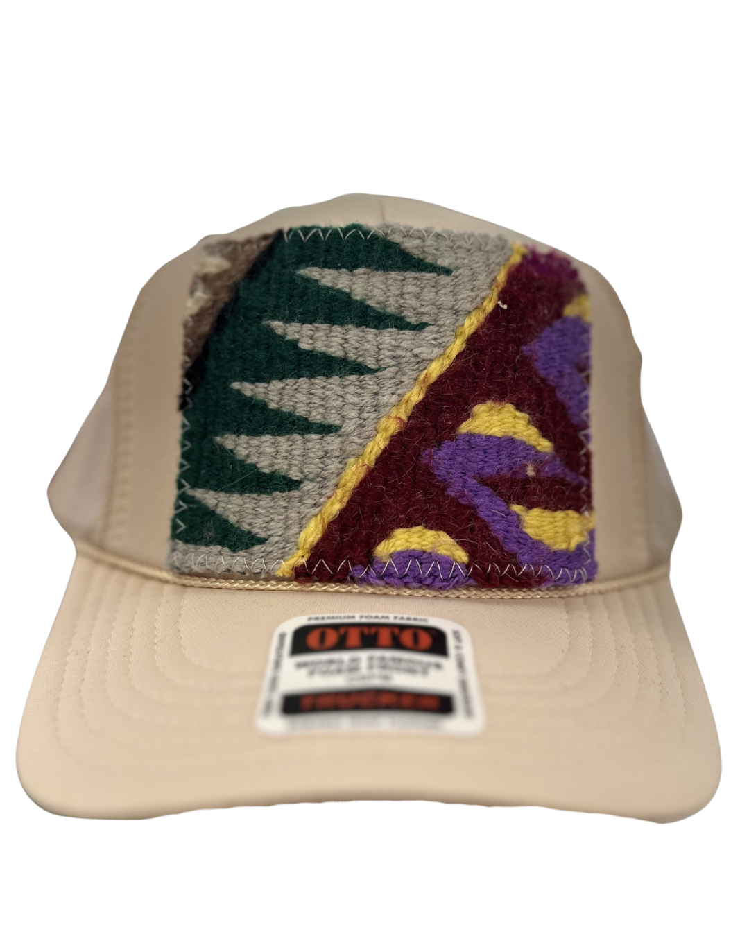 ORIJINAL Trucker Hat in Tan - Green, Purple, Yellow