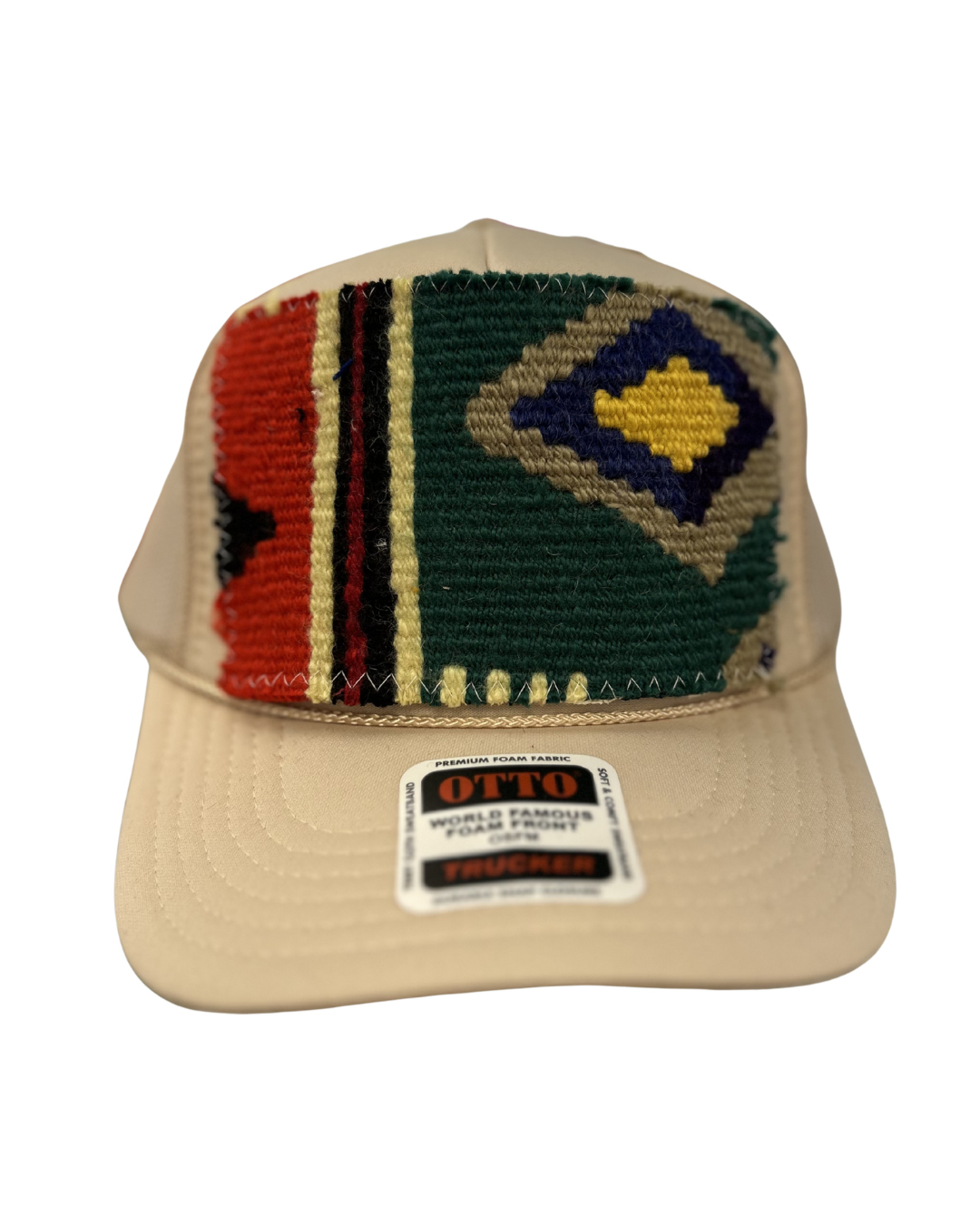 ORIJINAL Trucker Hat in Tan - Green, Red, Purple, Yellow