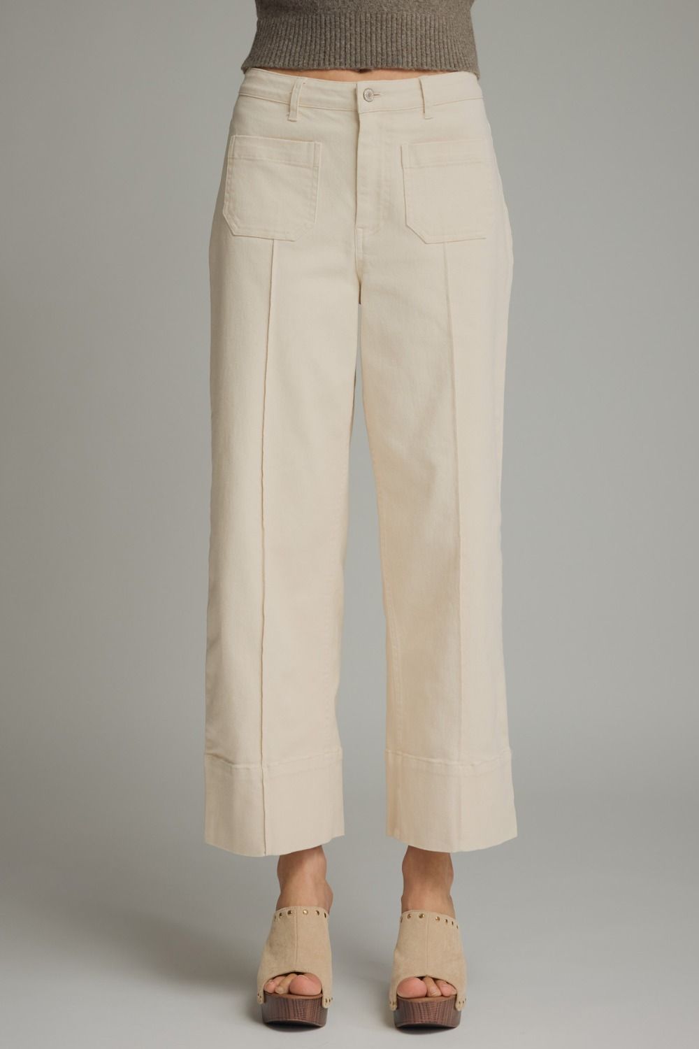 Everyday Essential Front Pocket Denim in Ecru