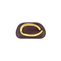Gold Grip Clutch in Burgundy