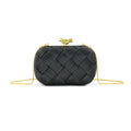 Twine Twist Clutch in Black